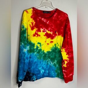 RALPH LAUREN POLO TIE DYE SWEATSHIRT